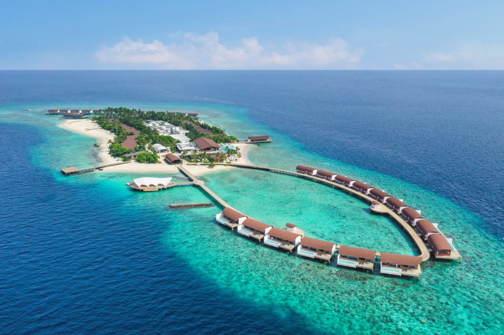 The Westin Maldives Miriandhoo Resort Aerial